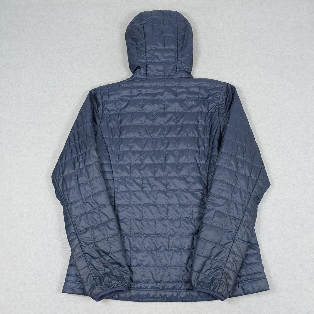 Patagonia Nano Puff Hoody Womens Large Classic Navy Jacket Primaloft Packable - Picture 4 of 16